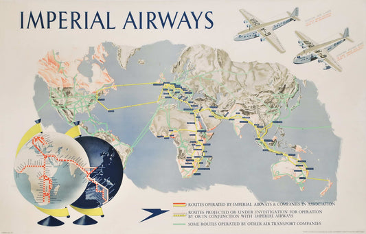 Imperial Airways [Map Of The World]