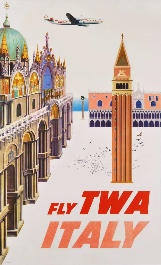 Fly TWA. Italy
