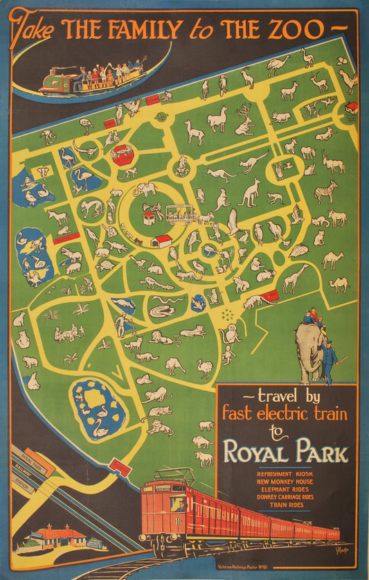Take The Family To The Zoo - Travel By Fast Electric Train To Royal Park