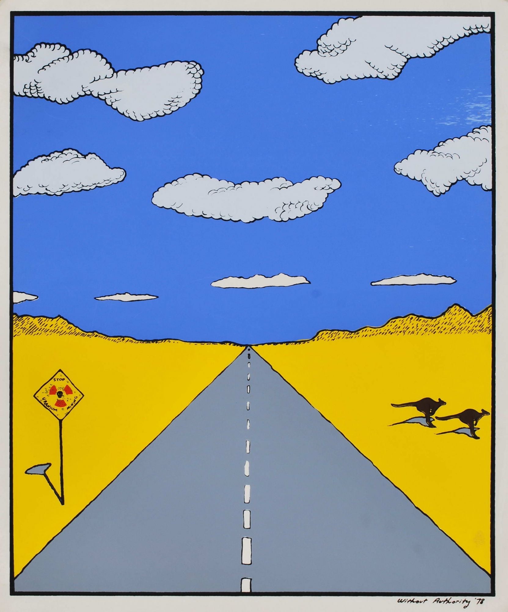 Road And Kangaroo