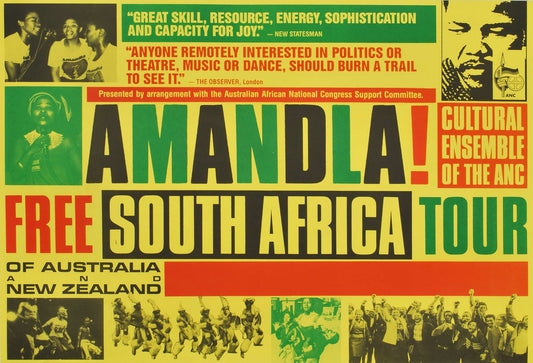 Amandla! Free South Africa Tour [Anti-Apartheid]