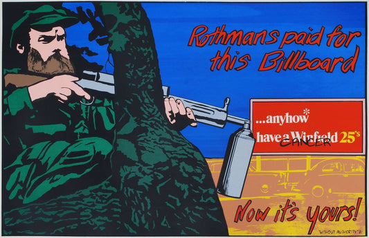 Rothman's Paid For This Billboard, Now It's Yours! [Anti-Smoking]