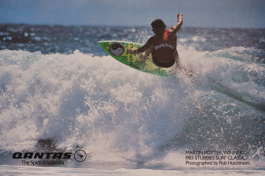 Martin Potter, Winner Of The 1983 Stubbies Surf Classic