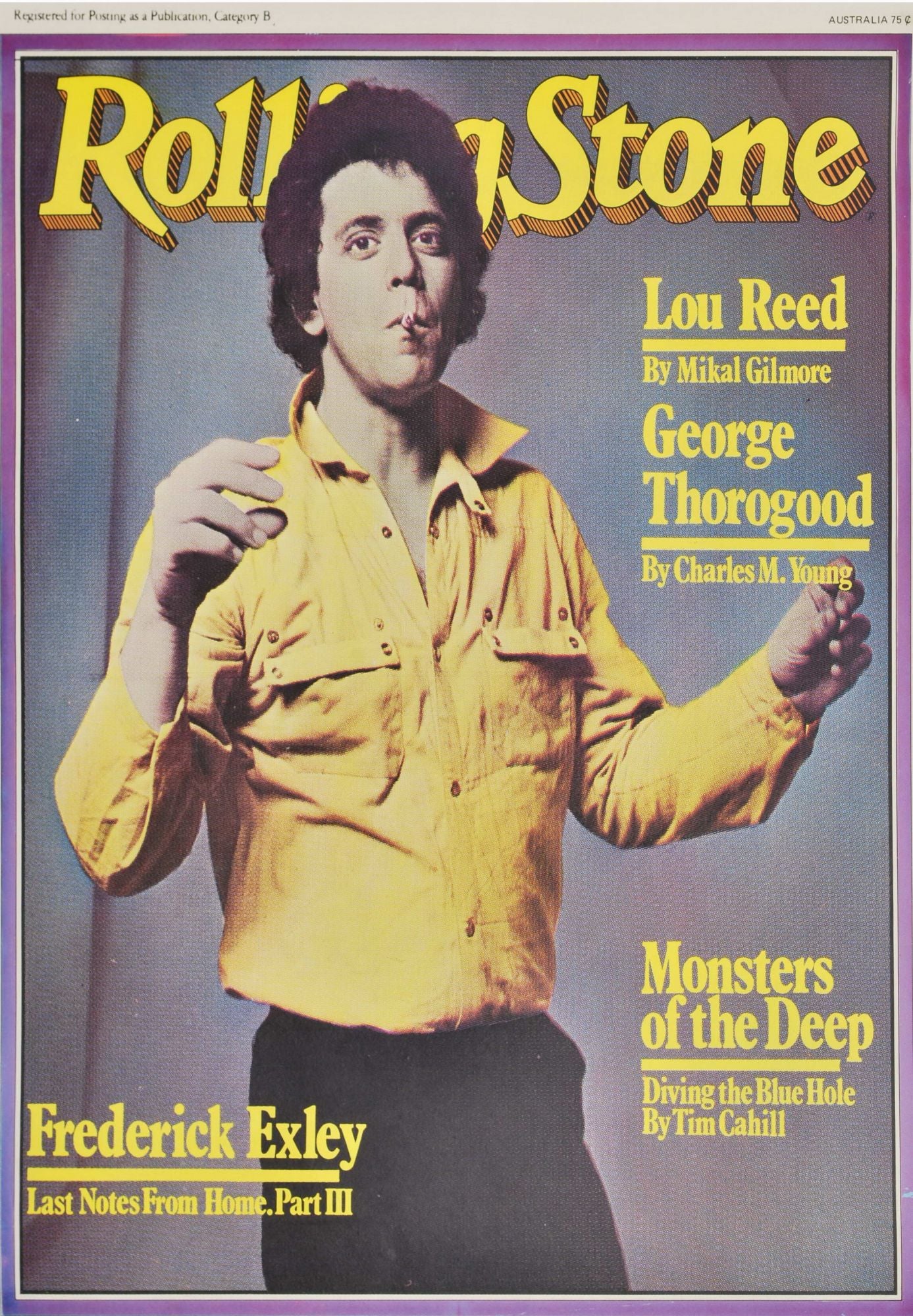 "Rolling Stone" [Lou Reed]