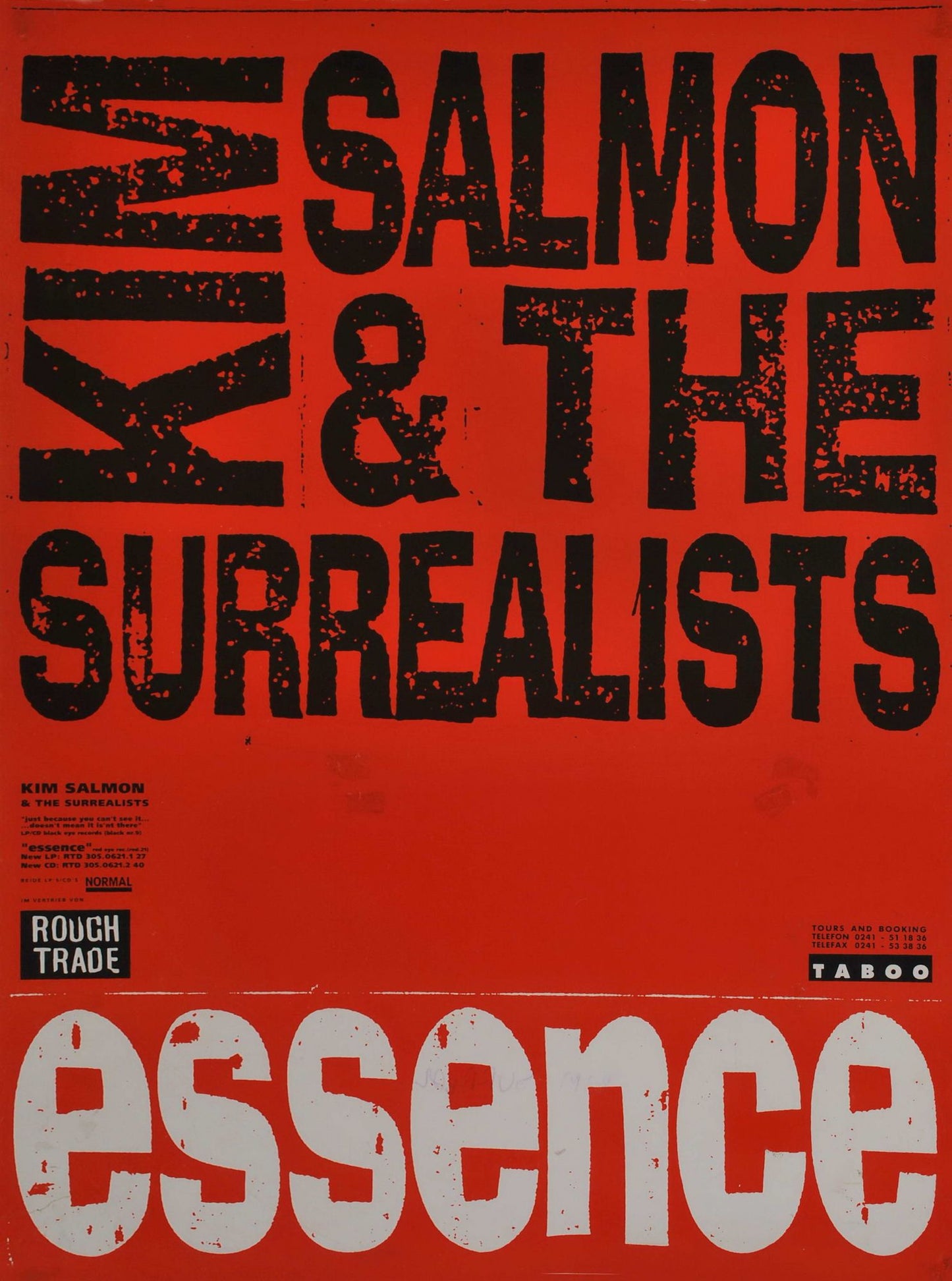 Kim Salmon & The Surrealists. "Essence" [Band]