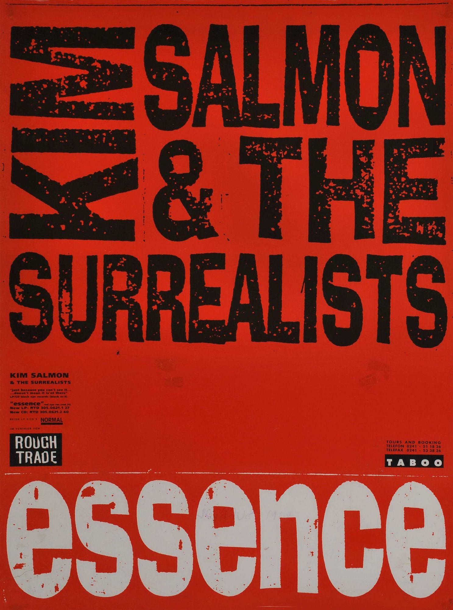 Kim Salmon & The Surrealists. "Essence" [Band]