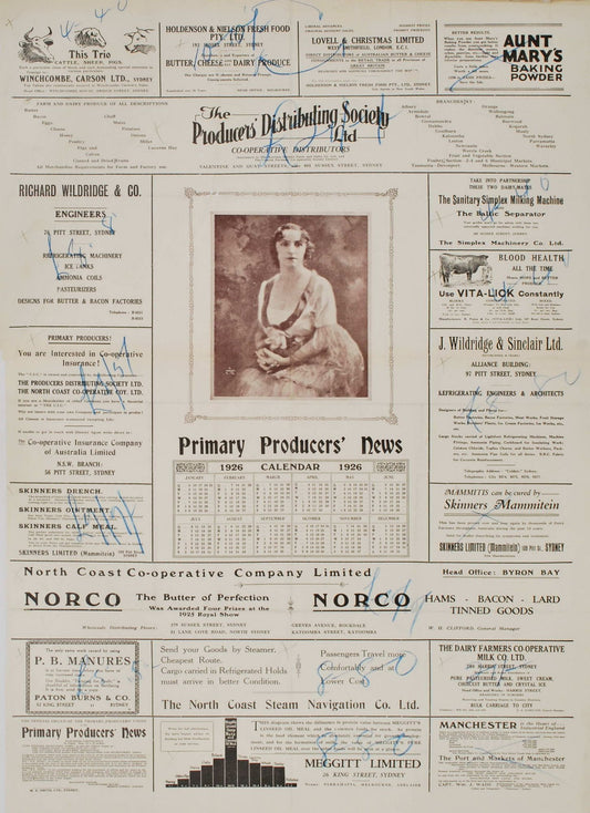 Primary Producers' News Calendar