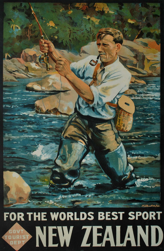 For The World's Best Sport, New Zealand [Angler Fishing]