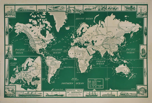 Essential Facts Of Geography [World Map]