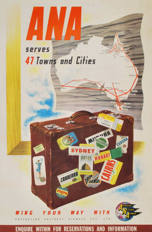 ANA Serves 47 Towns And Cities