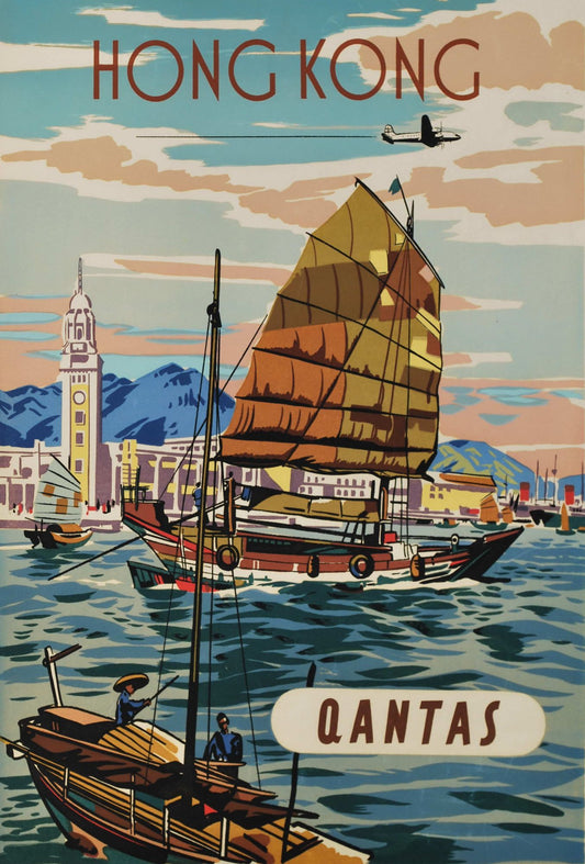 Hong Kong. Qantas
