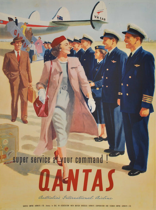 Qantas. Super Service At Your Command!