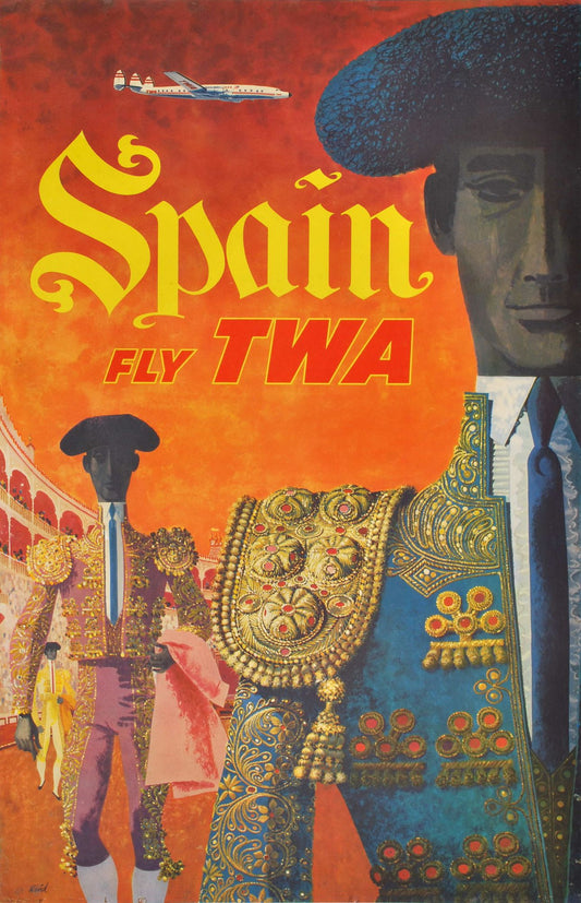 Spain. Fly TWA