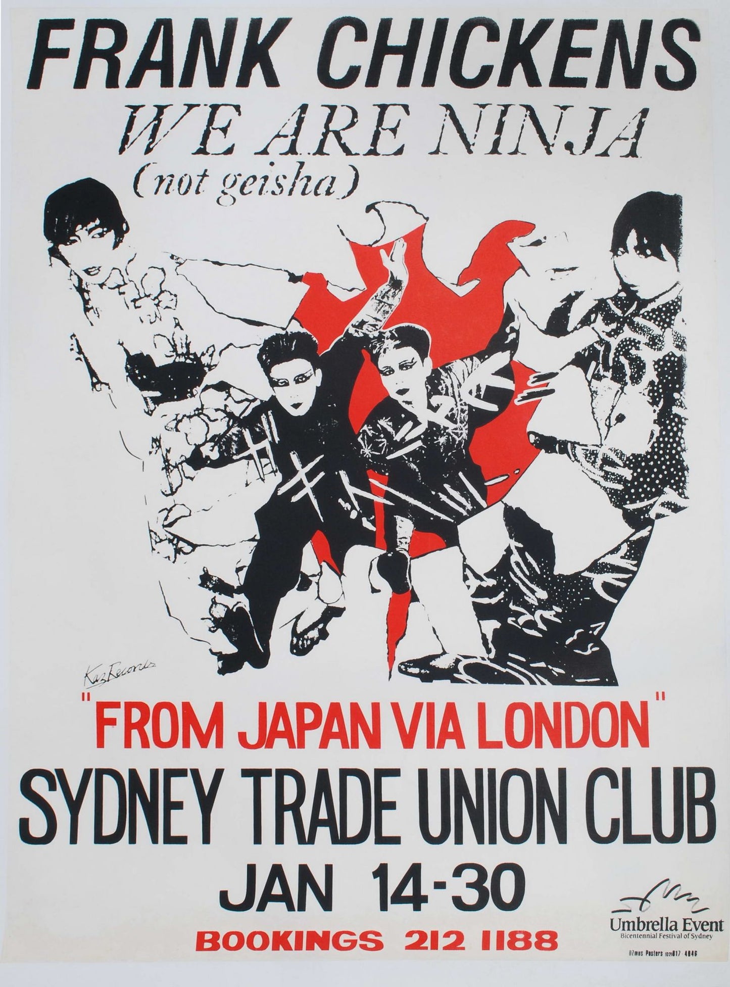 Frank Chickens. We Are Ninja (Not Geisha) [Australian Tour]