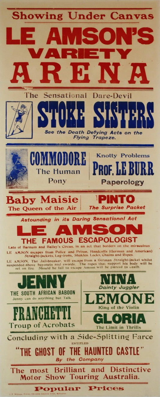 Le Amson's Variety Arena [Australian Touring Show]