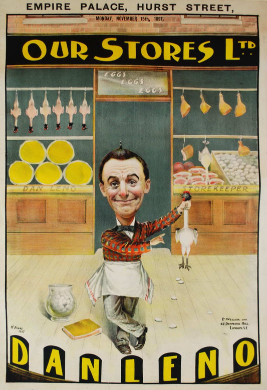 Dan Leno "Our Stores Ltd" [Musical Comedy]