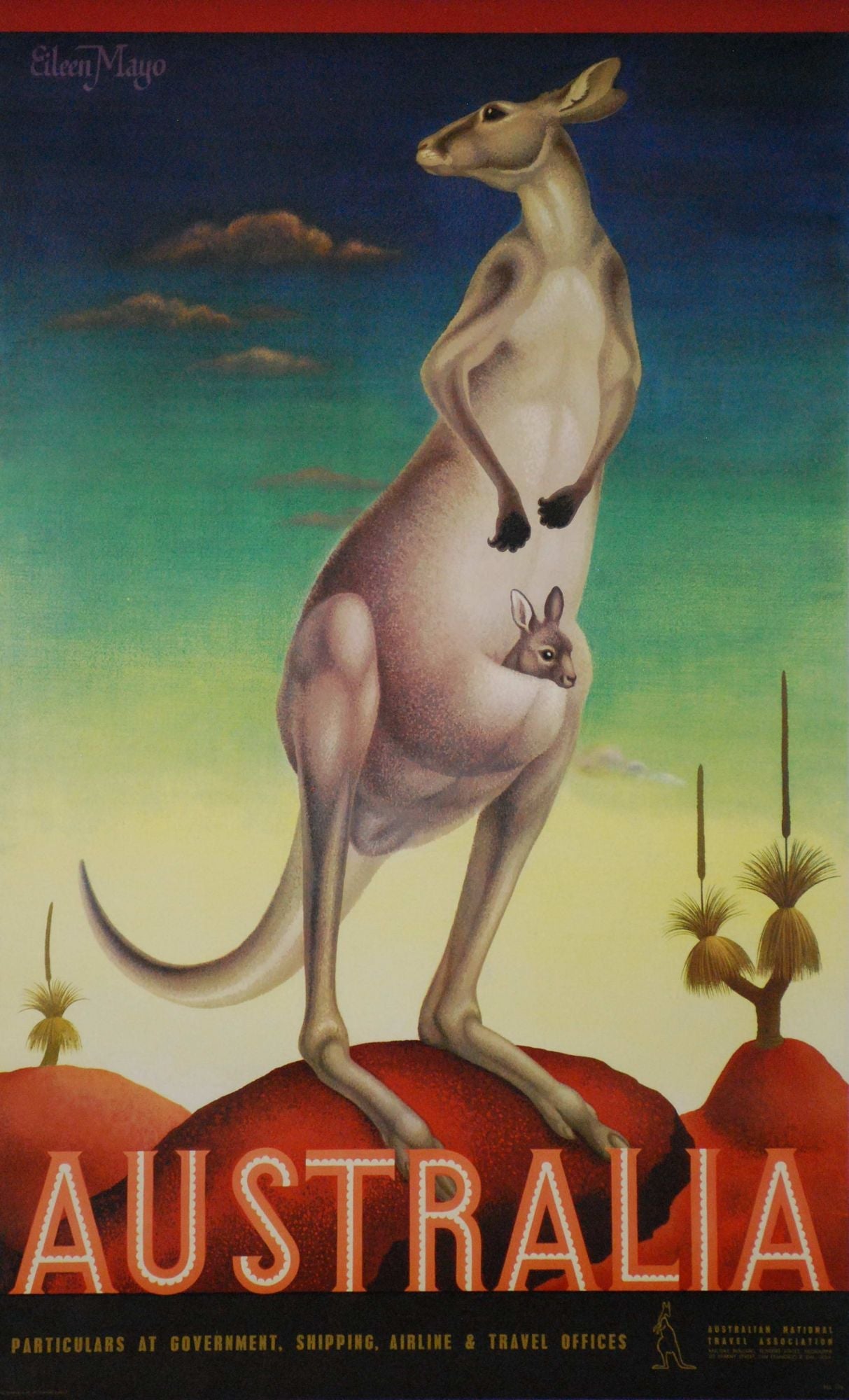 Australia [Kangaroo With Joey]