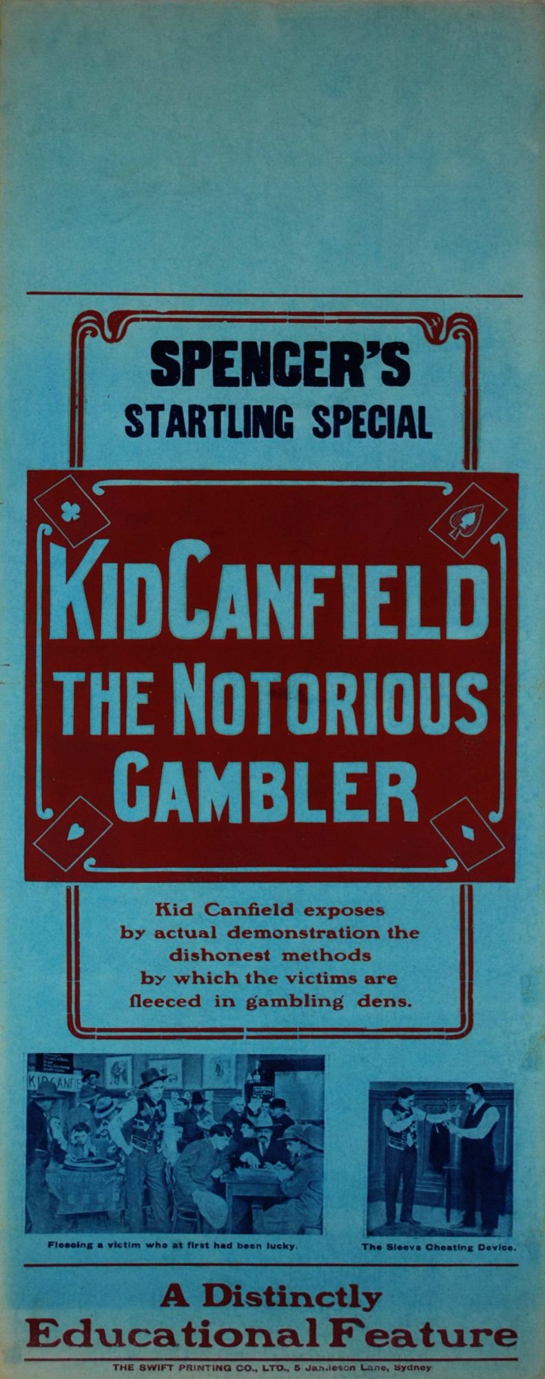 "Kid Canfield, The Notorious Gambler" [Movie]