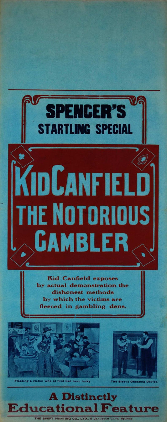 "Kid Canfield, The Notorious Gambler" [Movie]